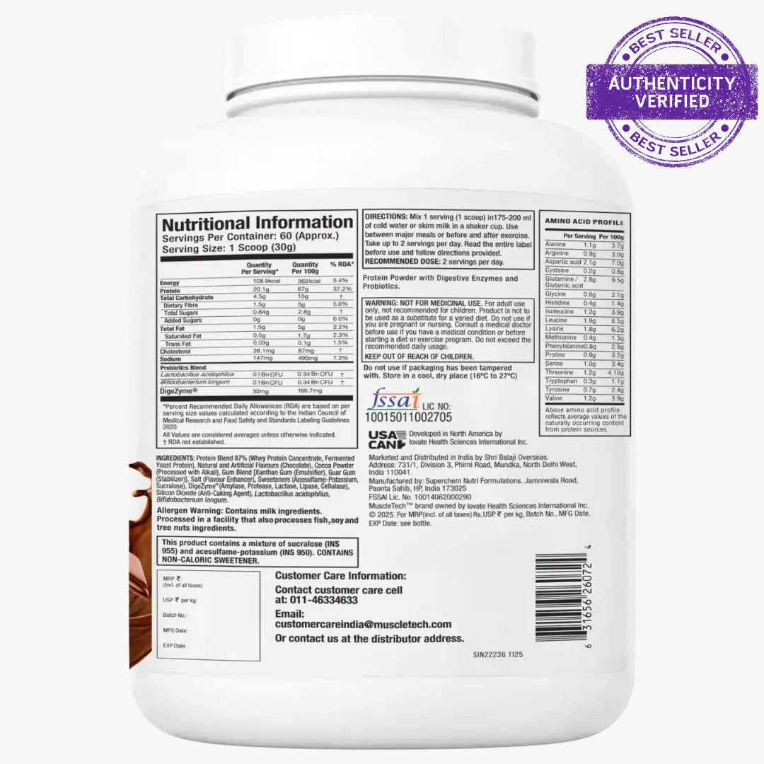 Muscletech™ Advanced Whey Protein+