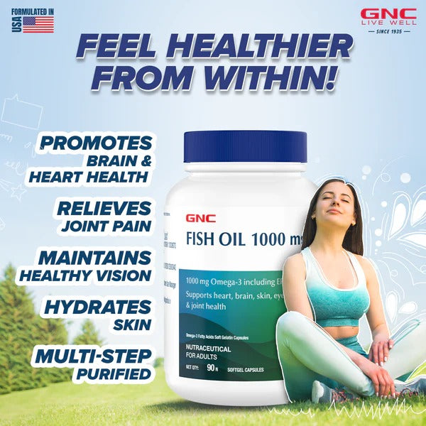 GNC FISH BODY OIL 1000 MG