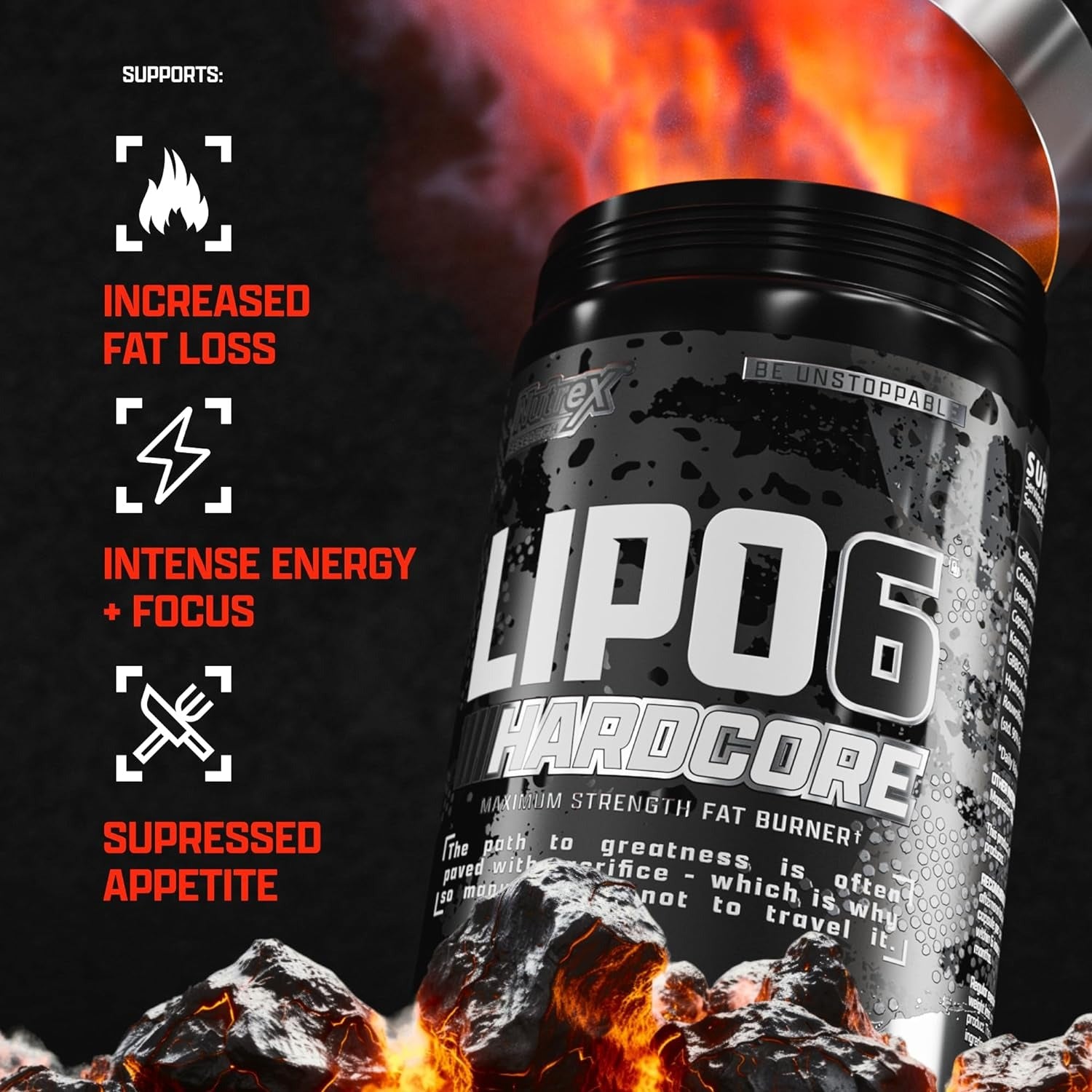Nutrex Research LIPO-6 HARDCORE - 60 CAPSULES