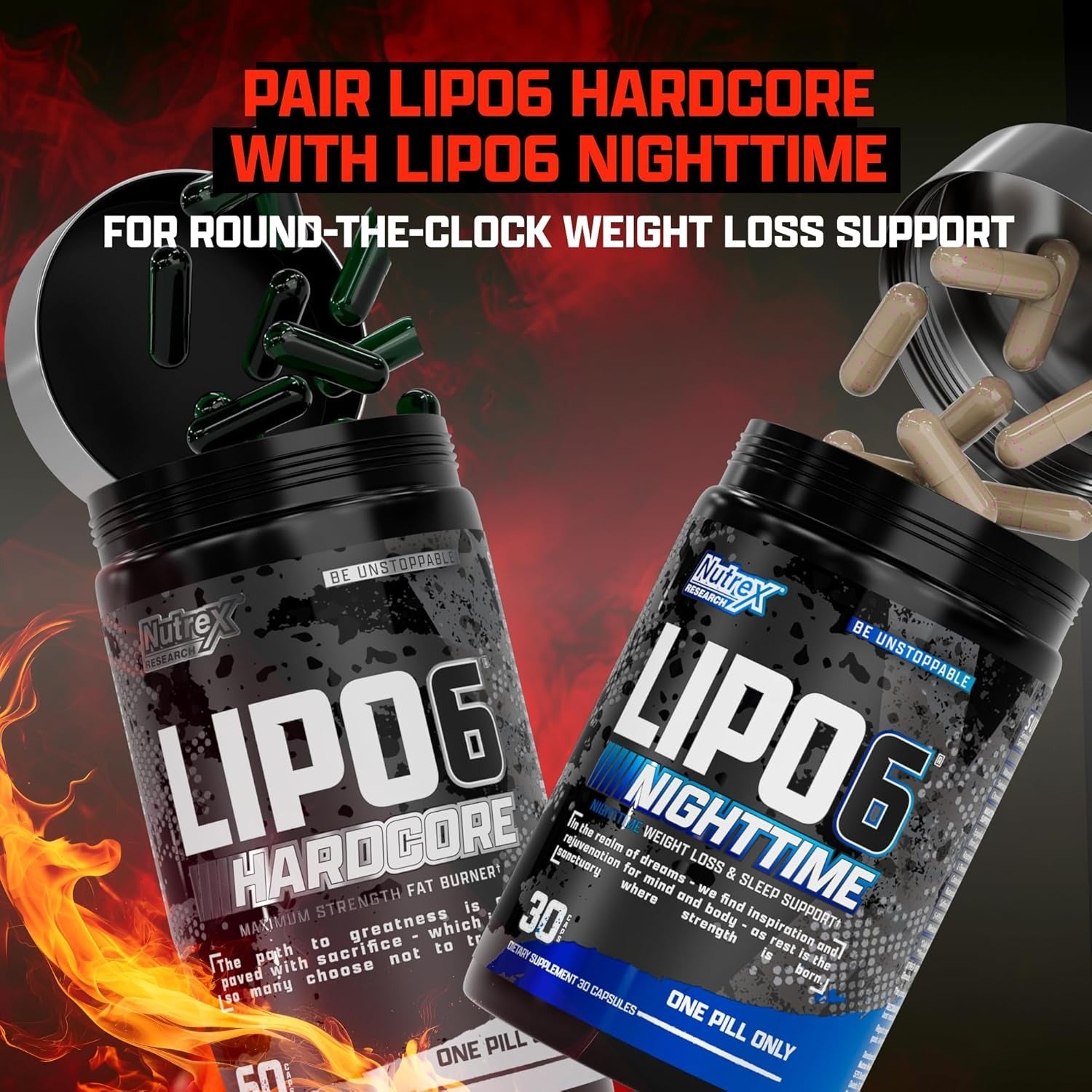 Nutrex Research LIPO-6 HARDCORE - 60 CAPSULES