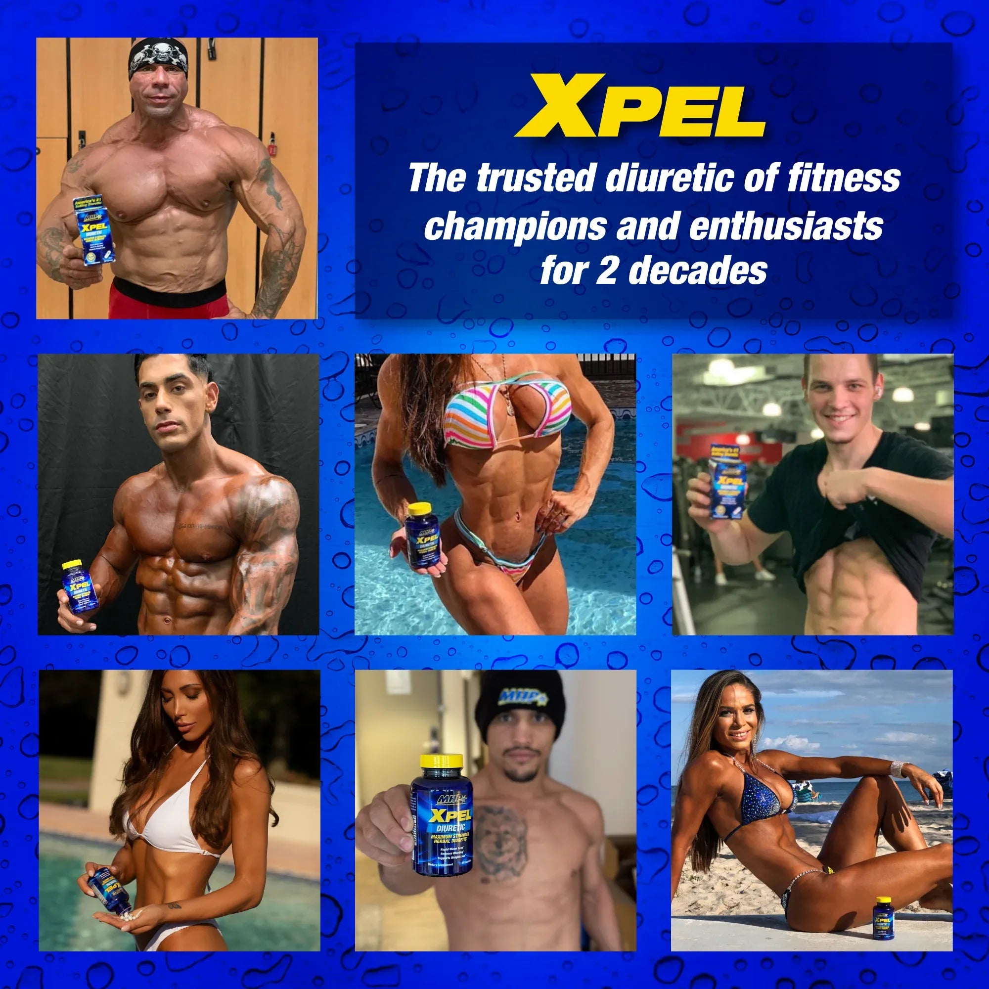 MHP XPEL HERBAL DIURETIC - 80 CAPSULES