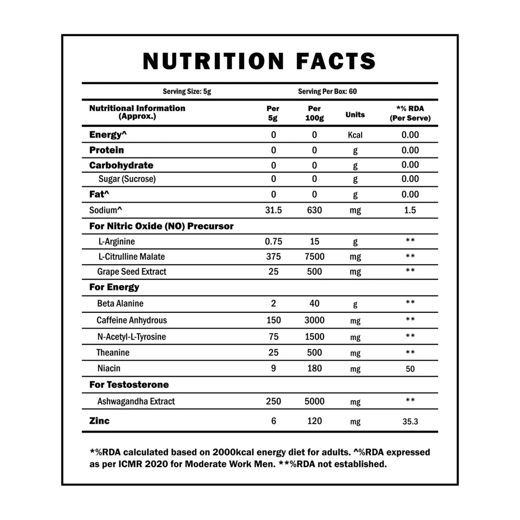 Scitron Volcano Pre Workout (60 Servings)