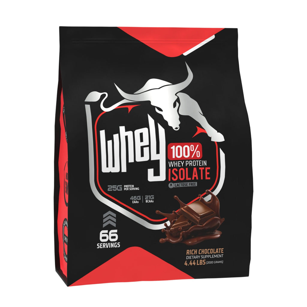 Bullpharm Whey Protein Isolate – 4.44lbs - RICH CHOCOLATE