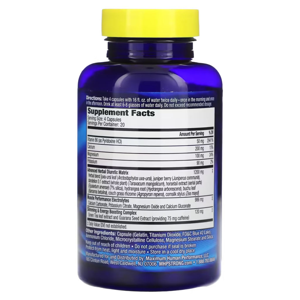 MHP XPEL HERBAL DIURETIC - 80 CAPSULES