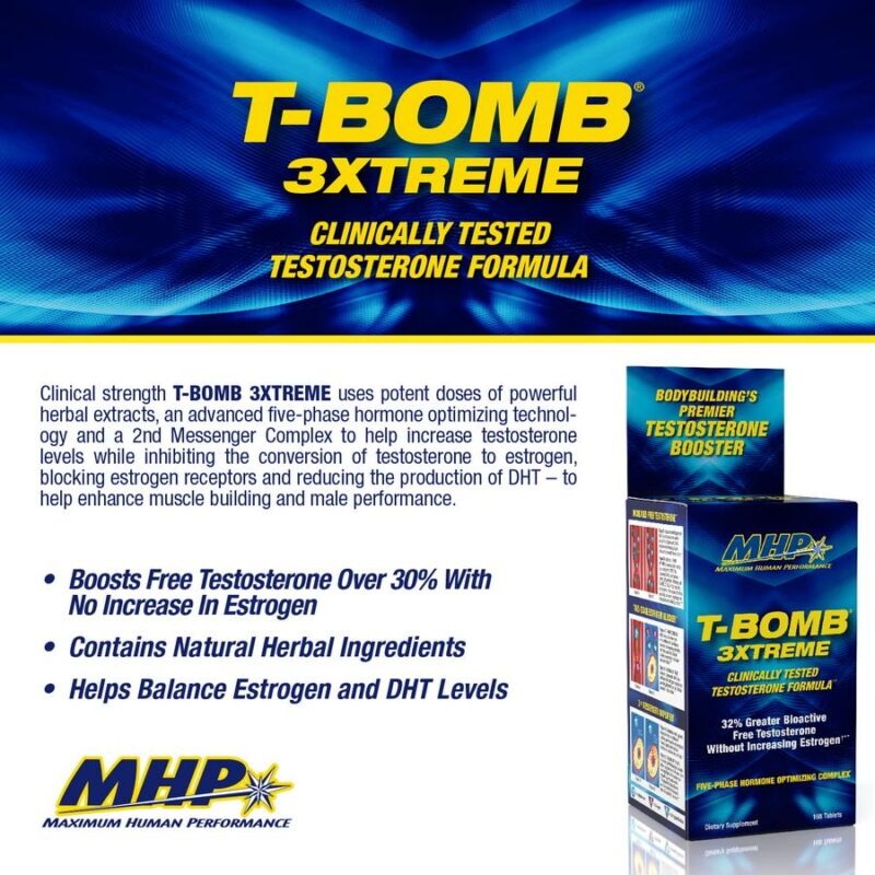 MHP T-Bomb 3Xtreme - 168 TABLET