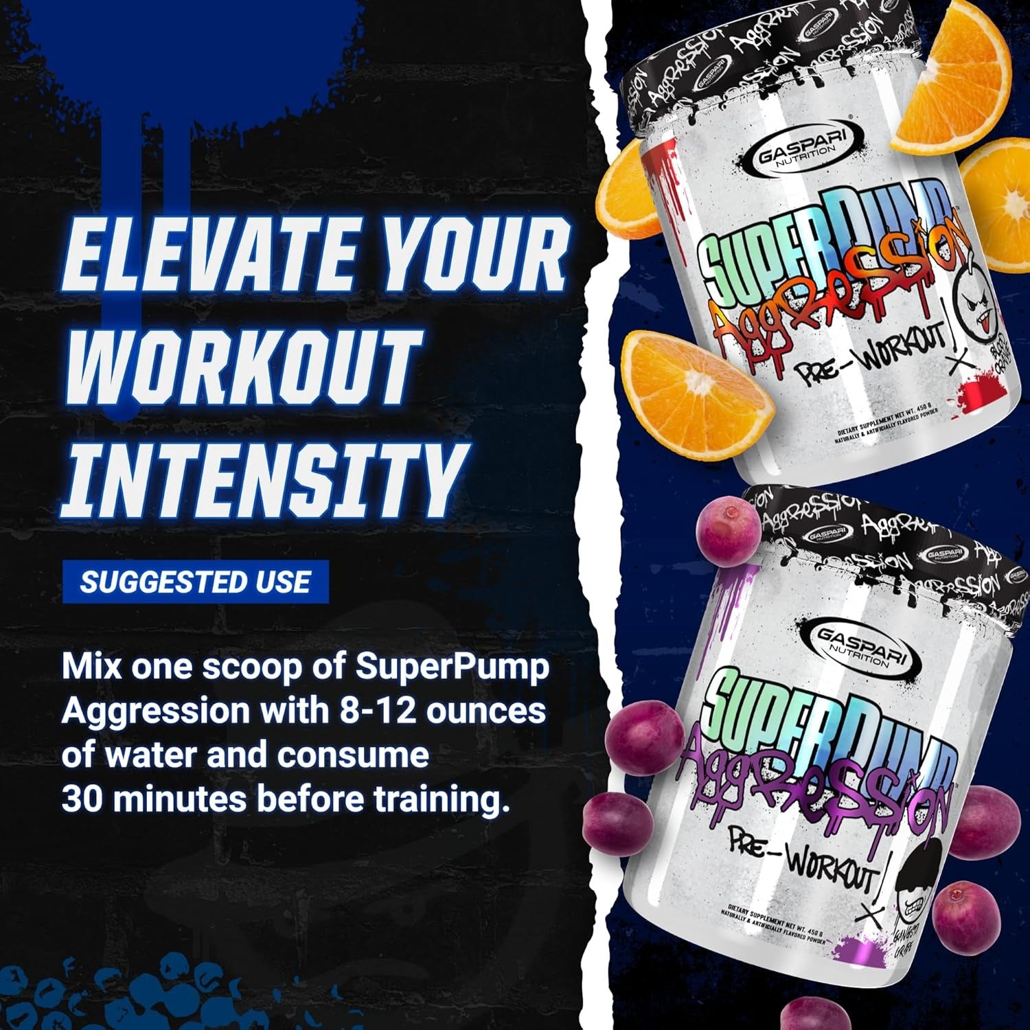 Gaspari Nutrition SuperPump Aggression Pre-Workout – 30 Serving