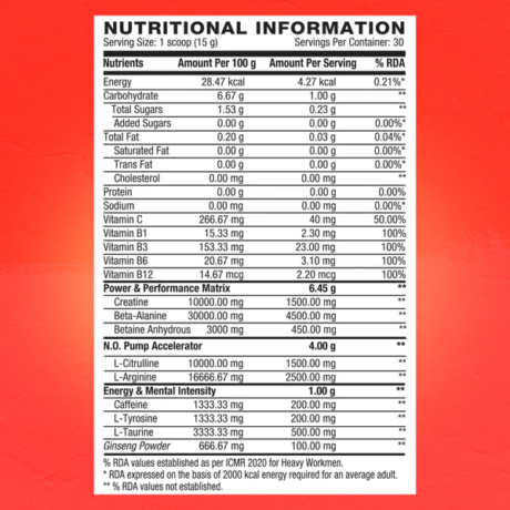 GNC AMP Gold Series Ultra Rush-30 SERVINGS