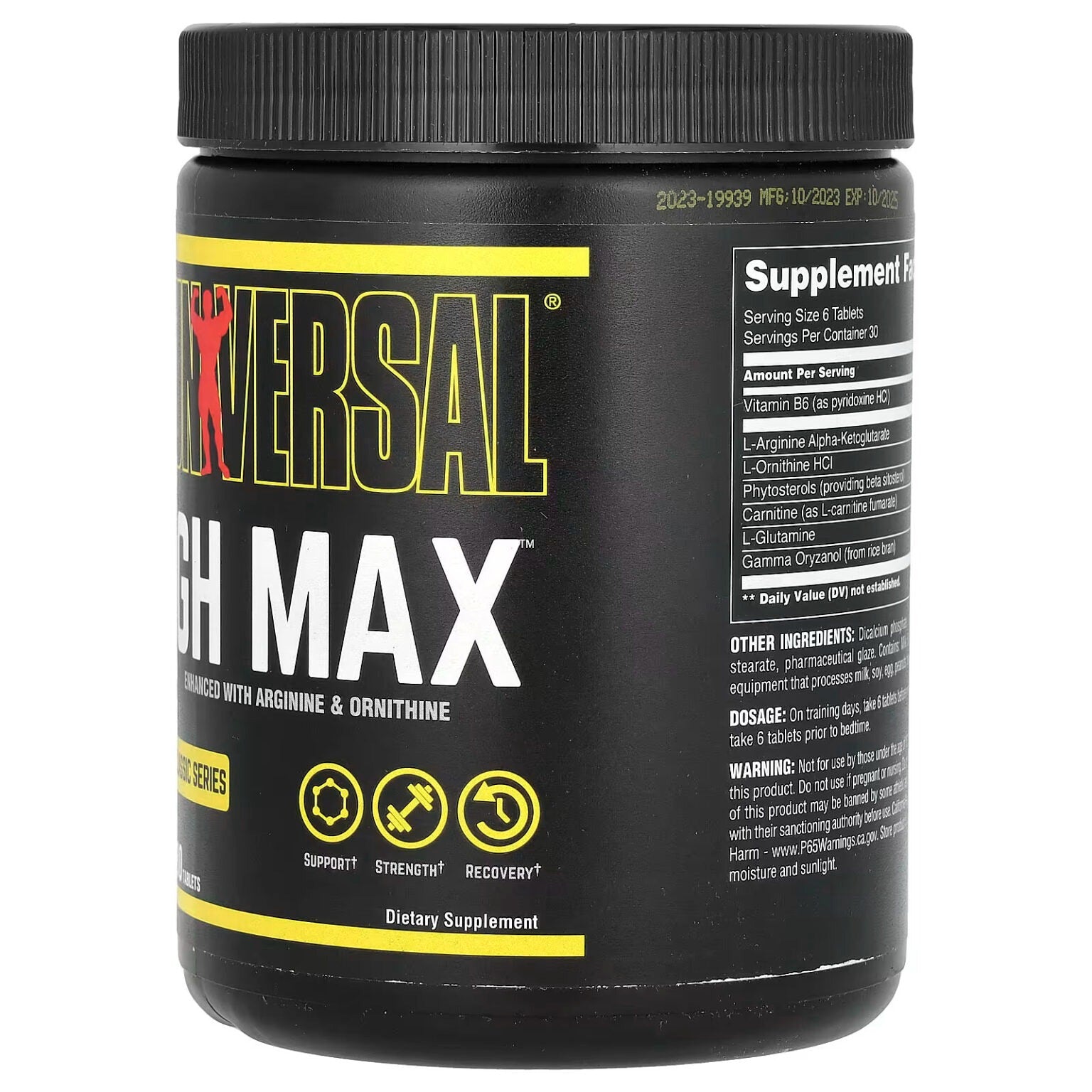 Universal Nutrition GH Max -180 Tablet