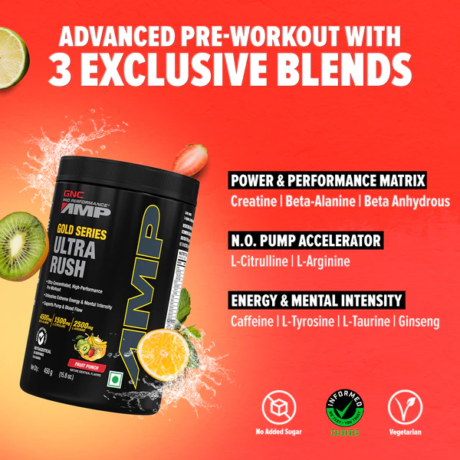 GNC AMP Gold Series Ultra Rush-30 SERVINGS