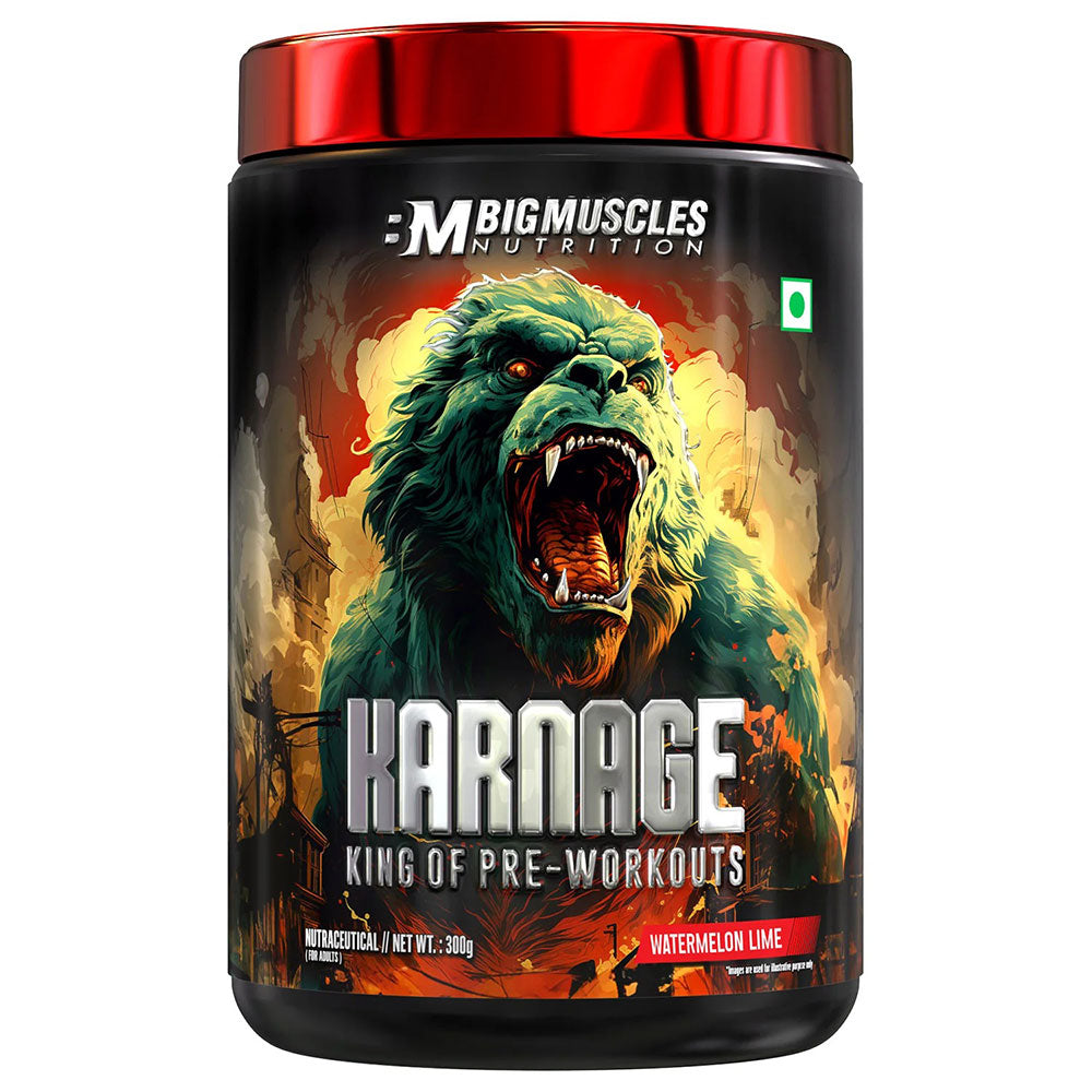 Karnage Pre Workout 60 Servings – Energy, Focus & Performance