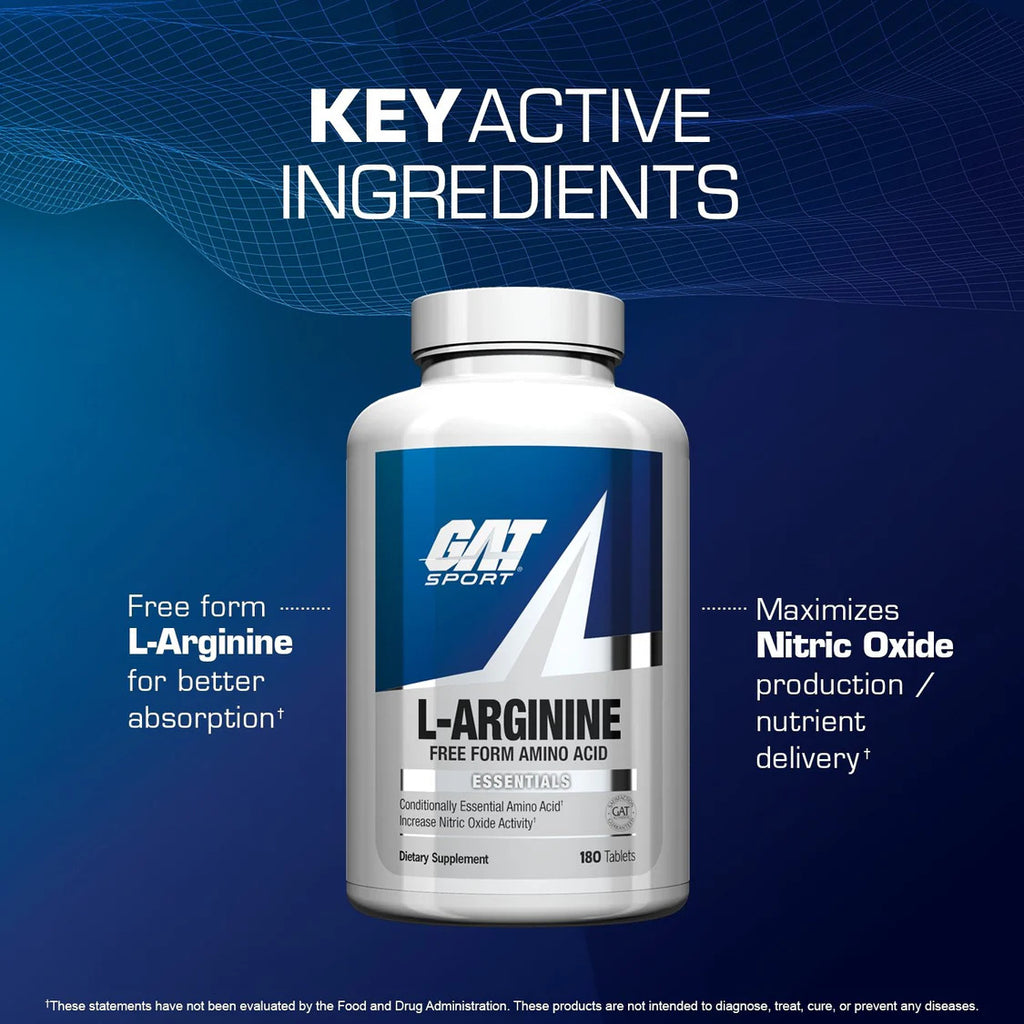 GAT Sports L-Arginine 180 Tablets