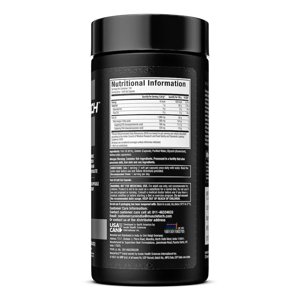 Muscletech™ Platinum 100% Omega 100 Fish Oil