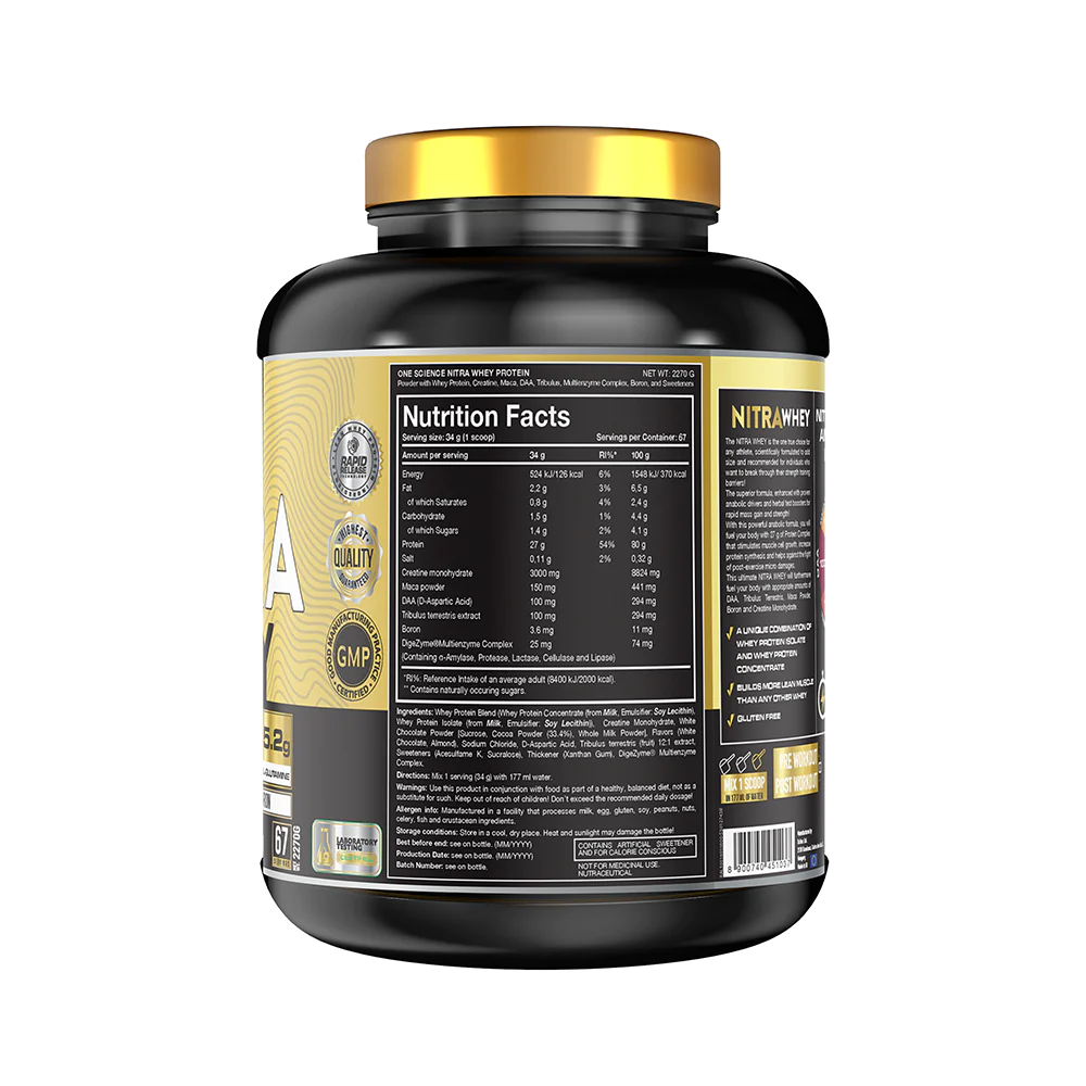 One Science Nitra Whey Protein - 5 lbs - CHOCOLATE RUSH