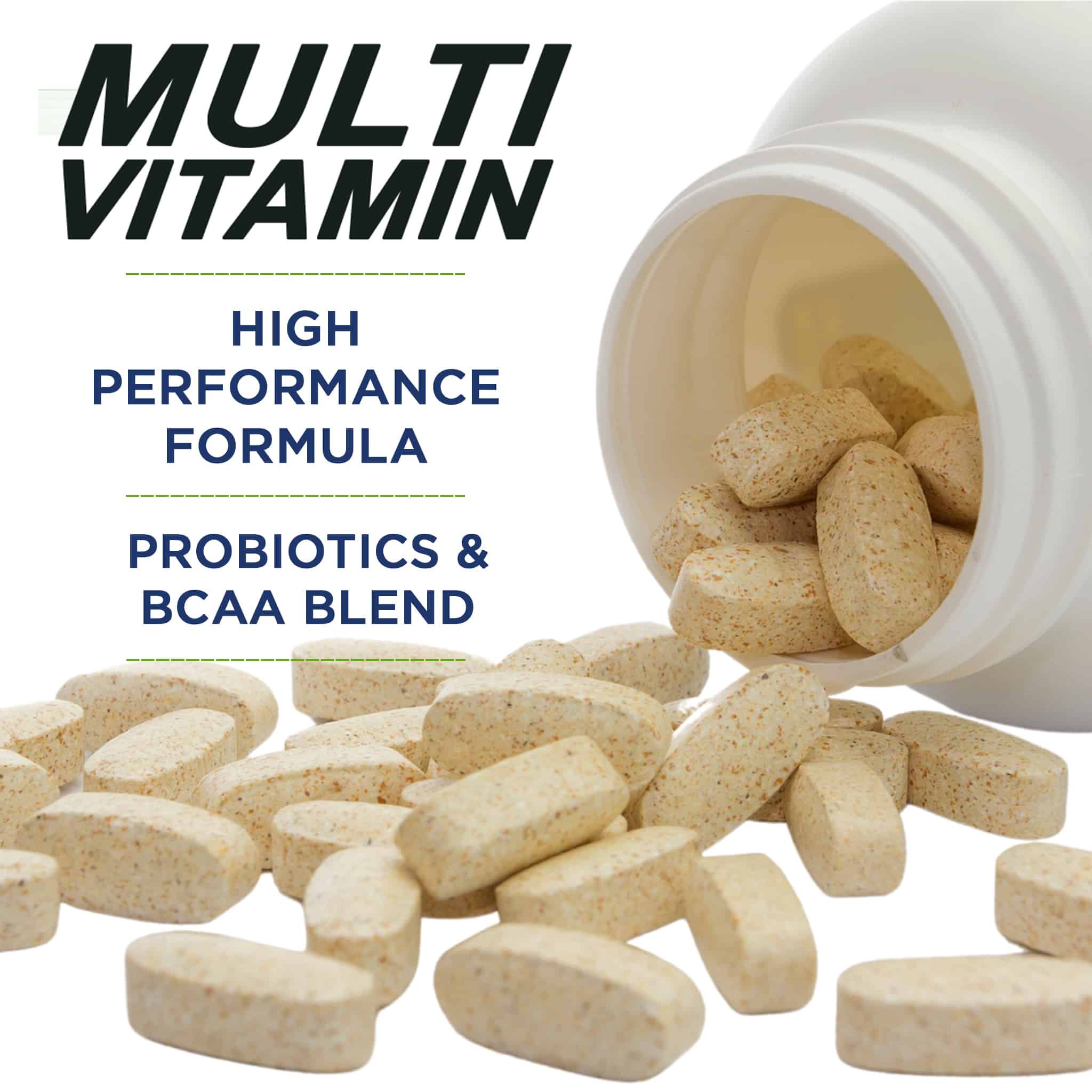 Whole Food Multivitamin Tablets | Daily Energy & Immunity