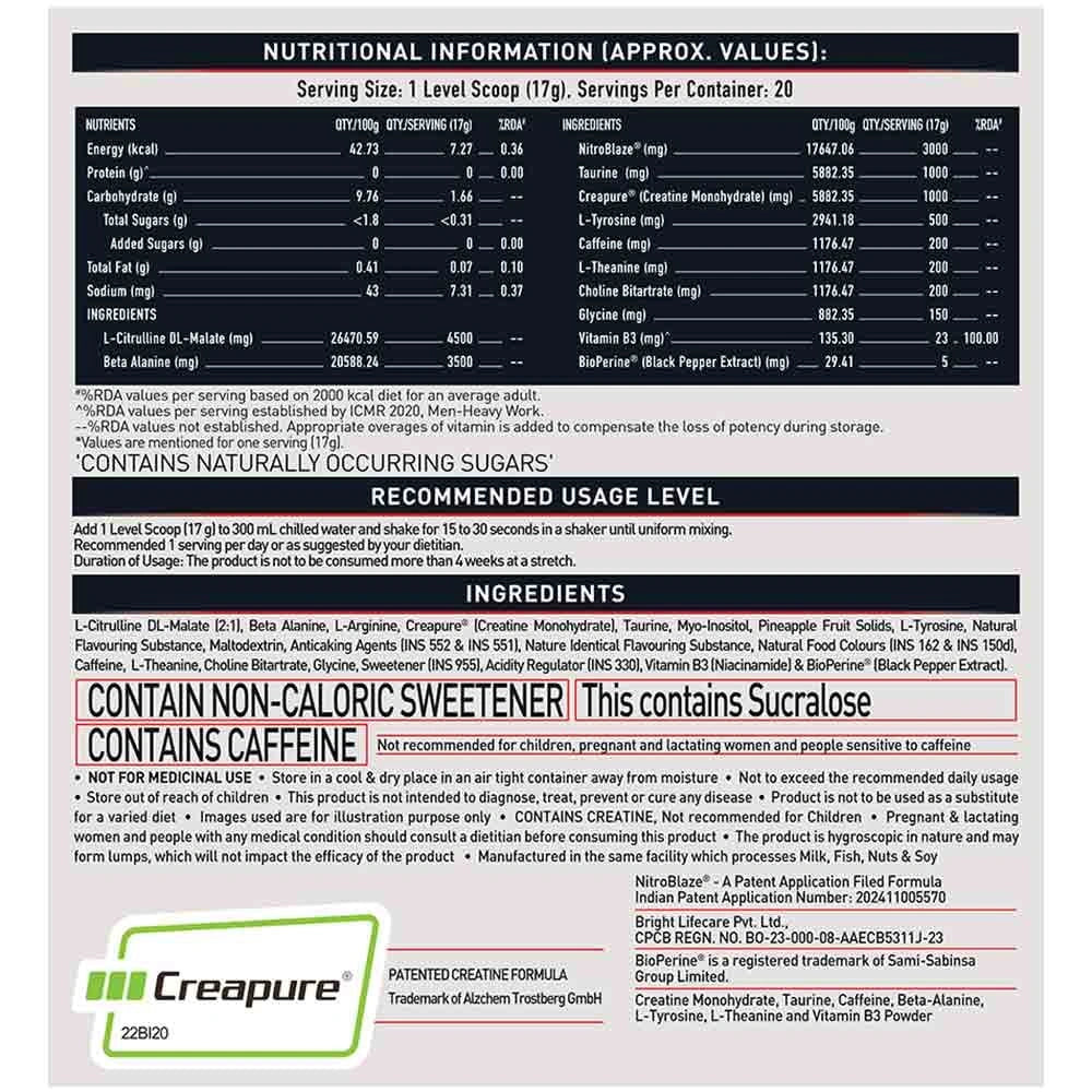 WrathX Pre Workout – Energy & Endurance Booster