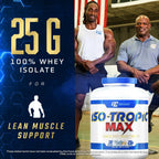 Ronnie Coleman Iso-Tropic Max Whey Isolate Protein 5lbs - German Chocolate Cake