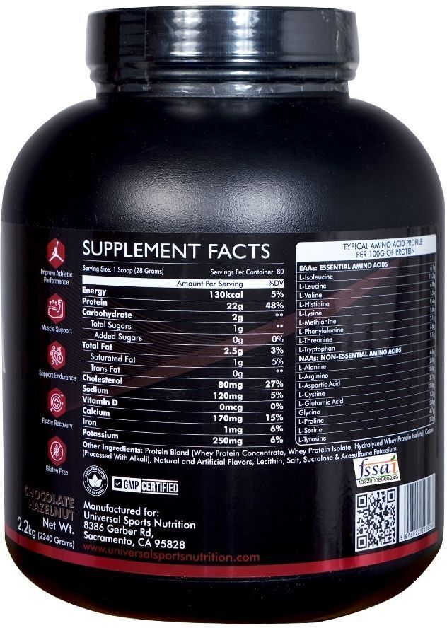 Universal SPORTS NUTRITION Ultra Whey - 5lb 80servings