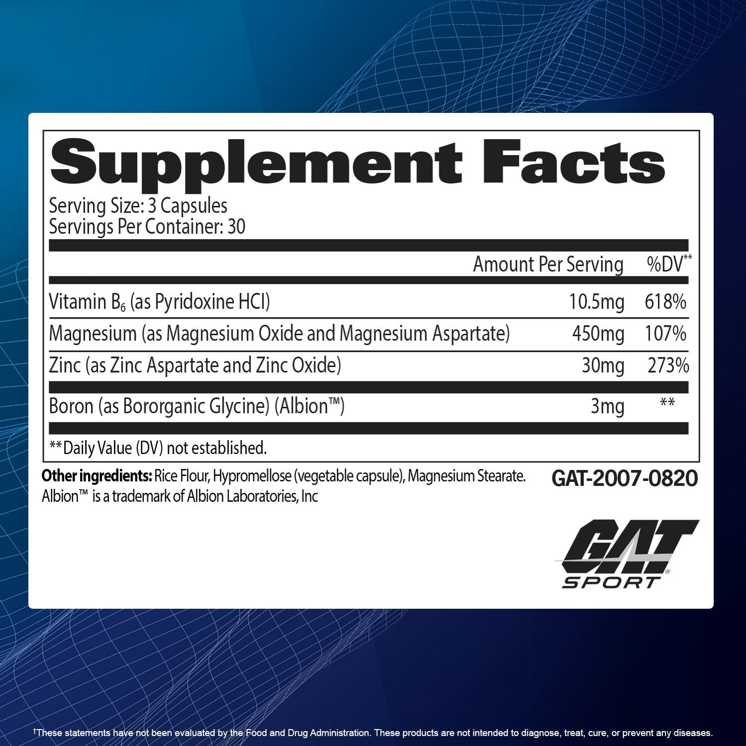 GAT Sports ZMAG -T - 90Capsules