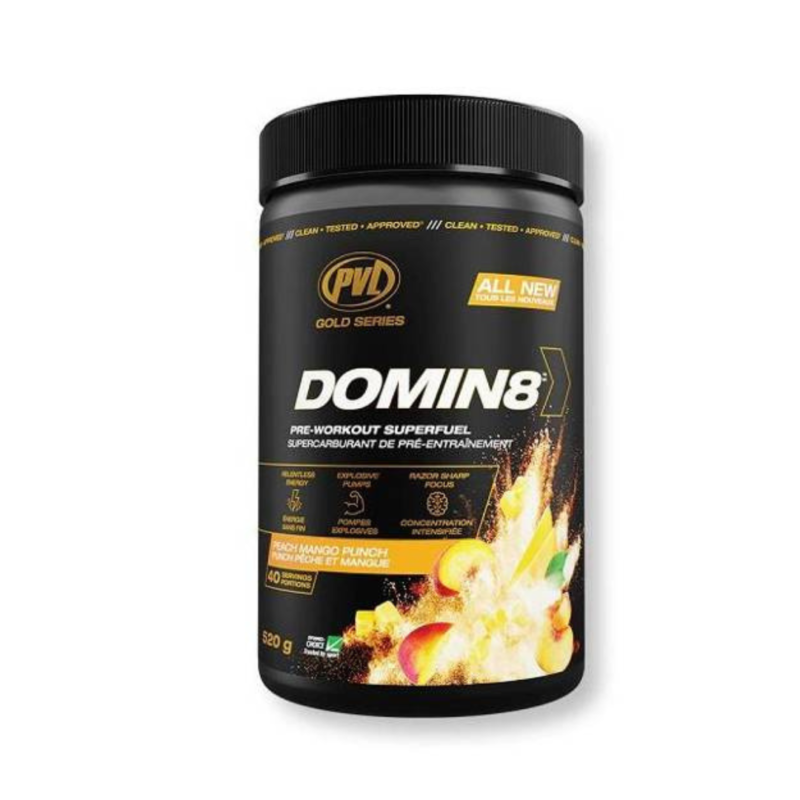 PVL Domin8 PRE-WORKOUT Superfuel POWDER