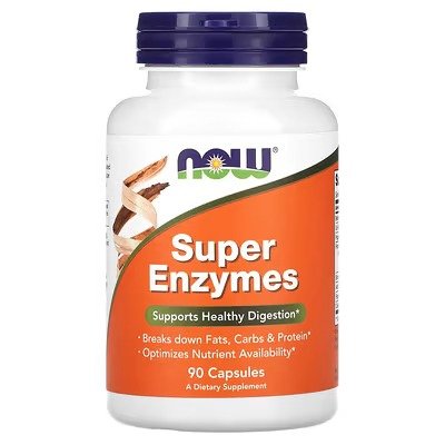 NOW Super Enzymes, 90 Capsules