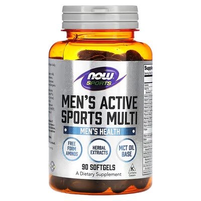 NOW Sports, Men's Active Sports Multi, 90 Softgels