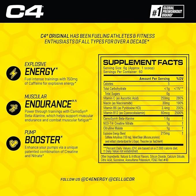 C4 Fruit Punch Pre Workout