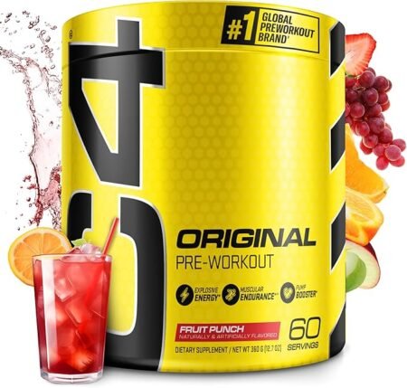 C4 Original Pre Workout Fruit Punch 60 Servings